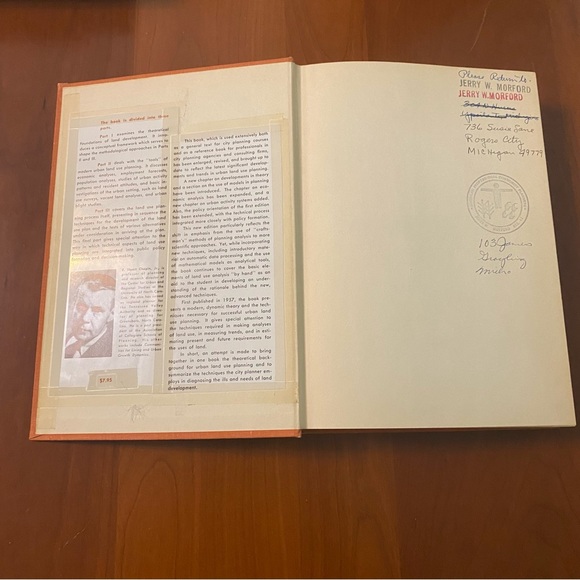 Urban Land Use Planning F Stuart Chapin Jr Vintage Book Hardcover 1965 Engineer - Picture 4 of 9